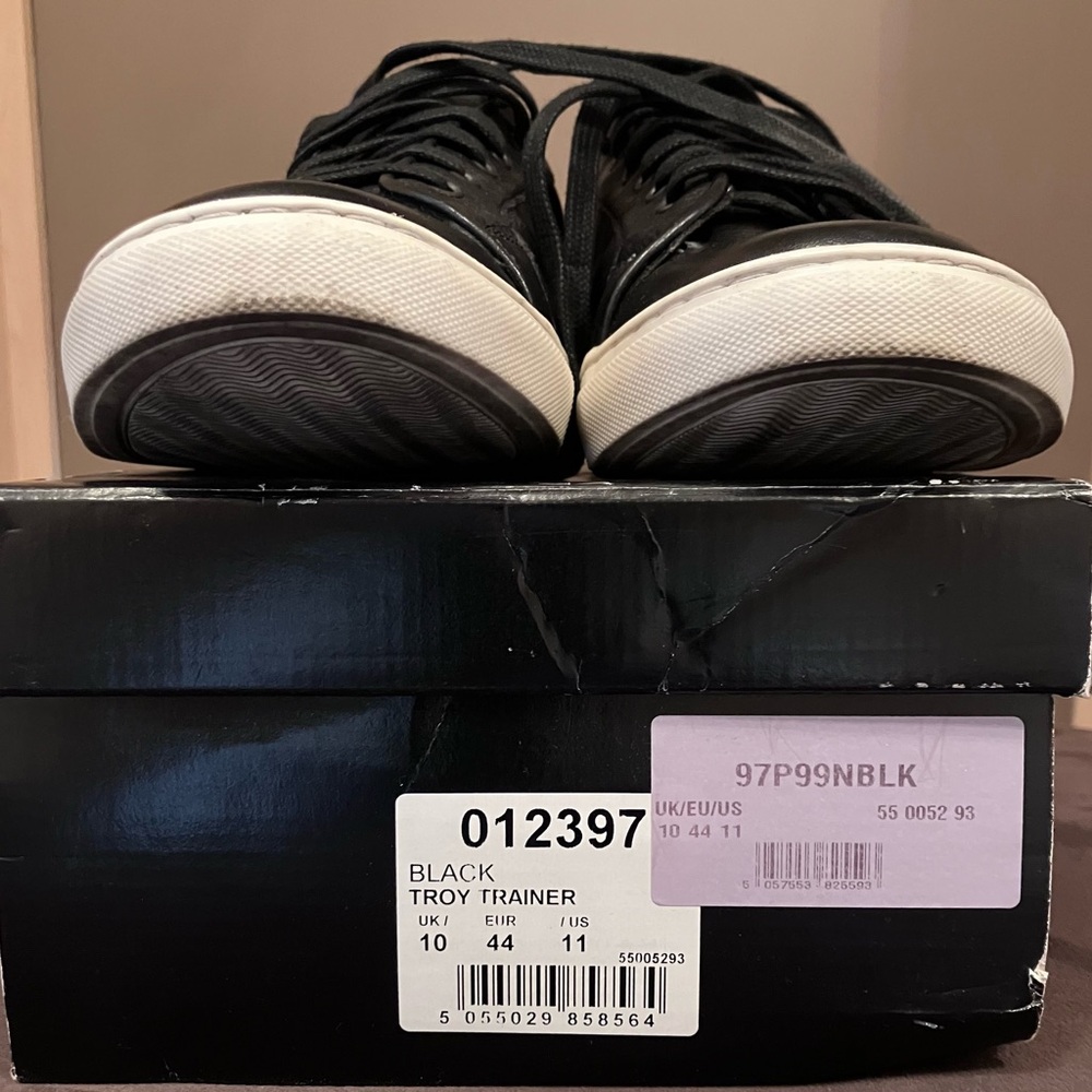 Topman Black and White Sneakers